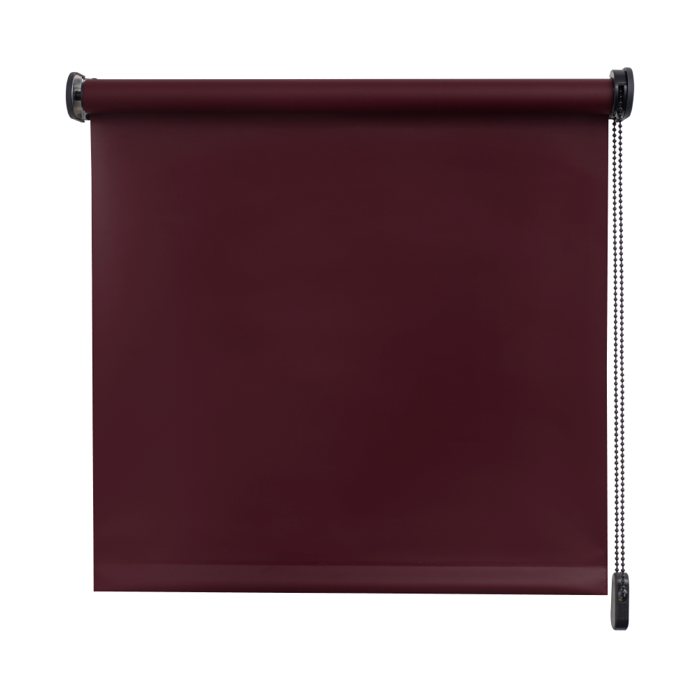 Cortina Roller Blackout 100% 195x110 - Bordó