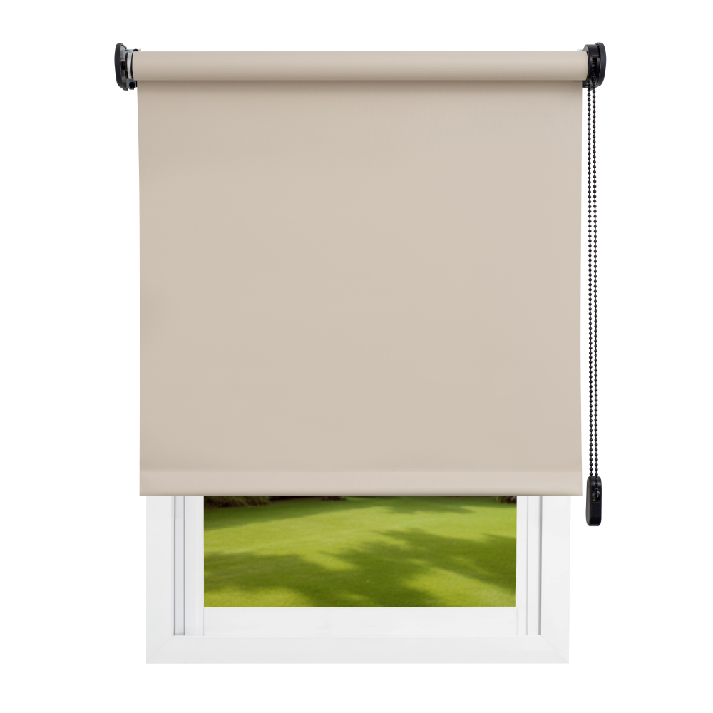 Cortina Roller Blackout Premium 210x175 - Beige