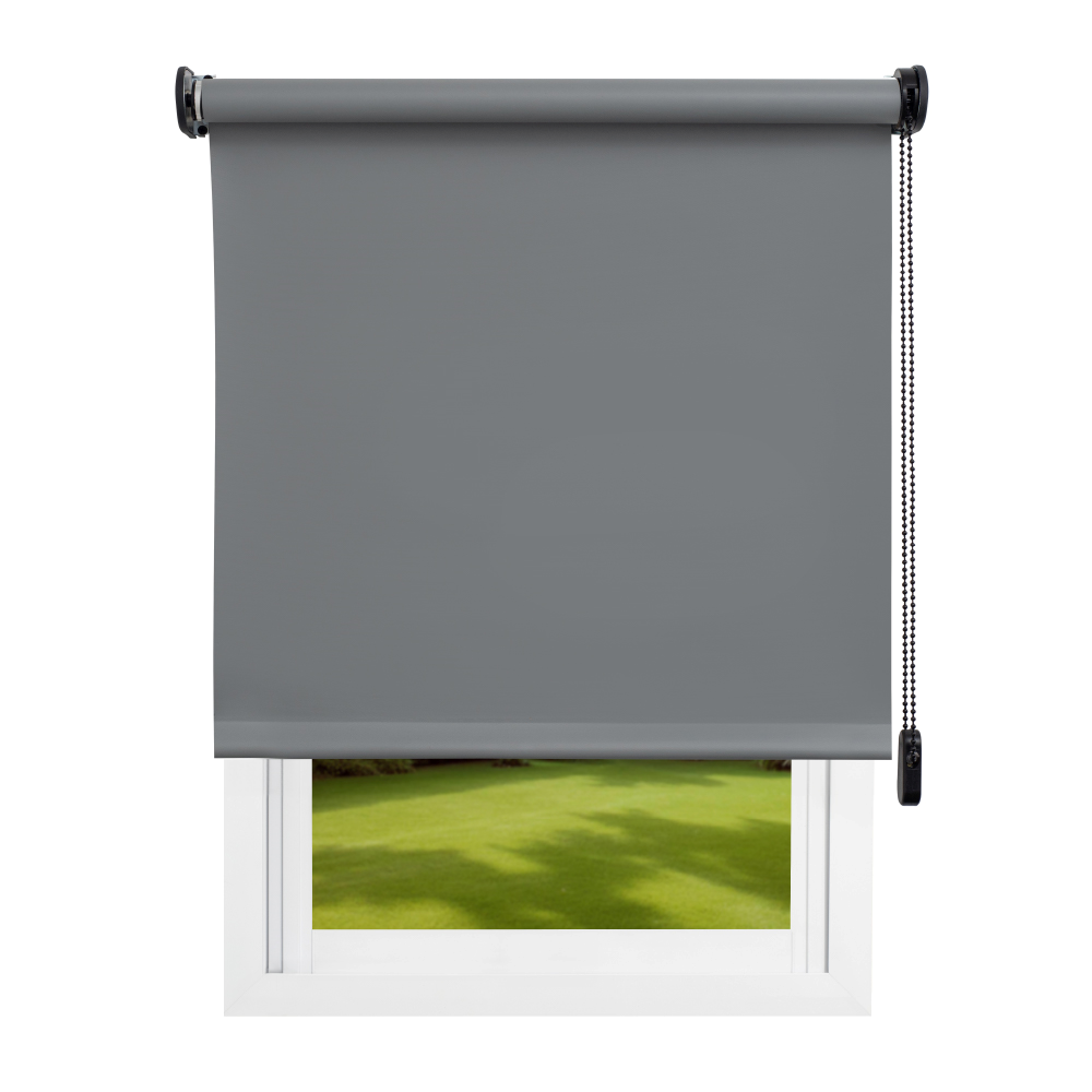 Cortina Roller Blackout Premium 210x175 - Ceniza