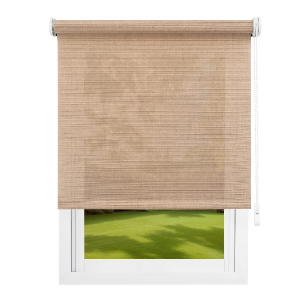 Cortina Roller Sunscreen Ecologica 118x210 - Iguazú, Beige