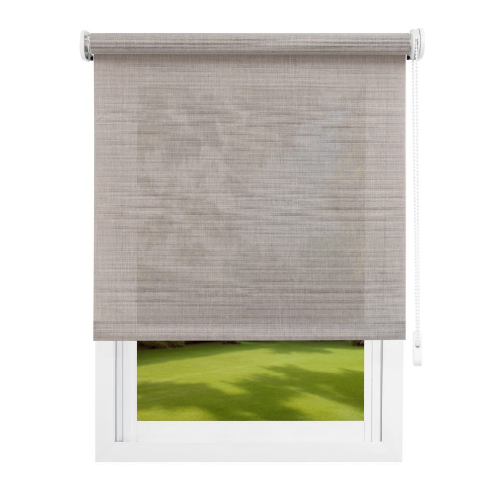 Cortina Roller Sunscreen Ecologica 118x210 - Iguazú, Gris