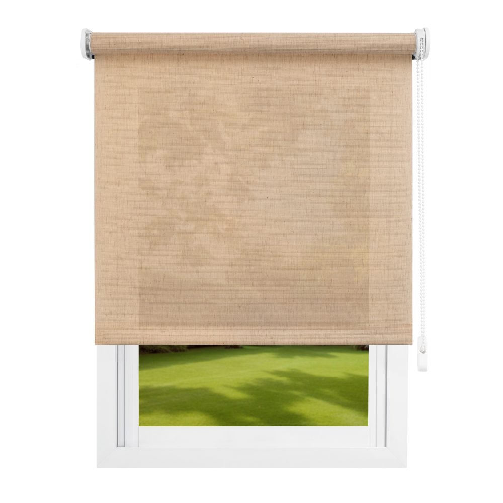 Cortina Roller Sunscreen Ecologica 118x210 - Iguazú, Natural