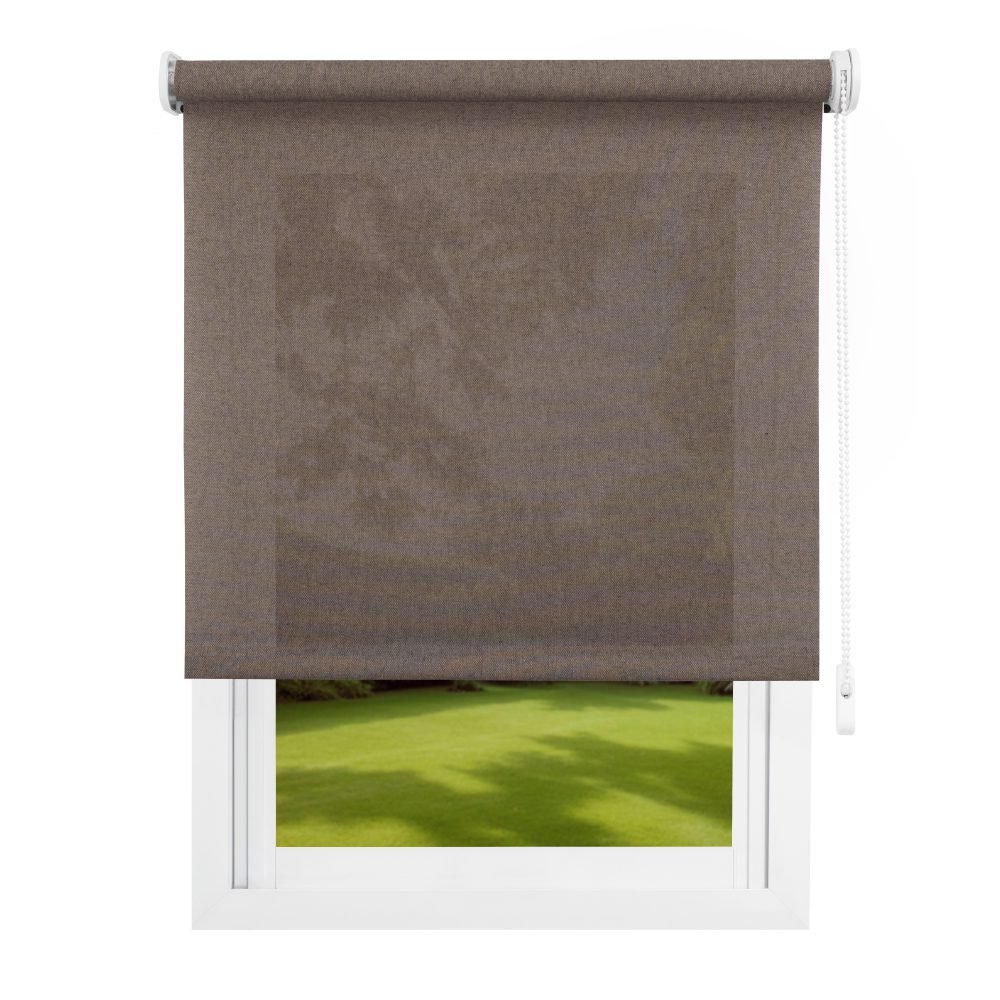 Cortina Roller Sunscreen Ecologica 118x210 - Pampa, Negro