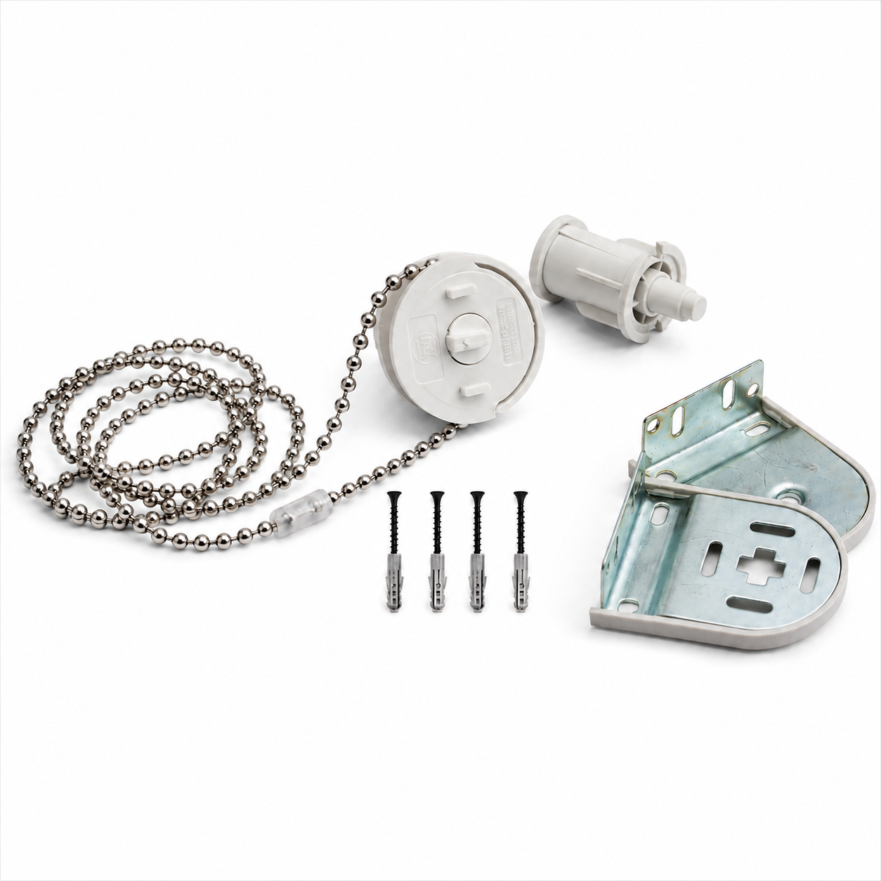 Sistema para Cortina Roller de 32 MM - Blanco, Metálica