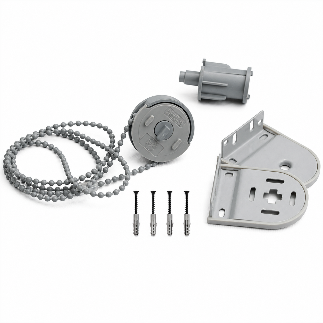 Sistema para Cortina Roller de 32 MM - Gris, Plástica