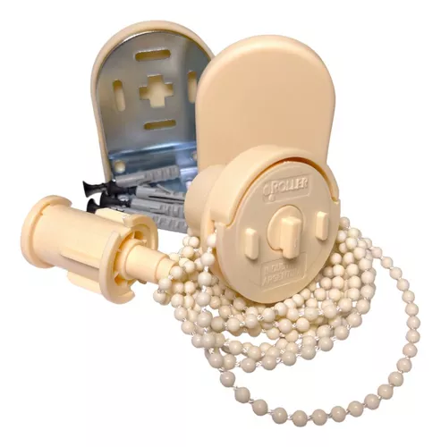 Sistemas Cortina Roller Cadena Plástica - Beige, 38 mm