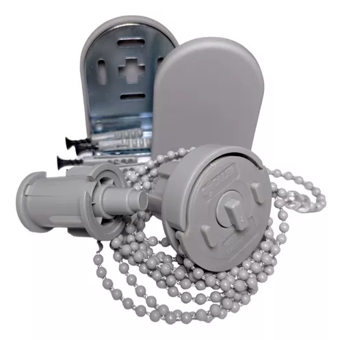 Sistemas Cortina Roller Cadena Plástica - Gris, 38 mm