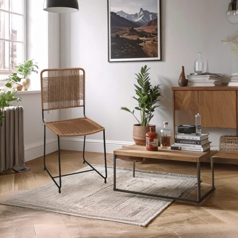 SILLA ROMA BASE NEGRA