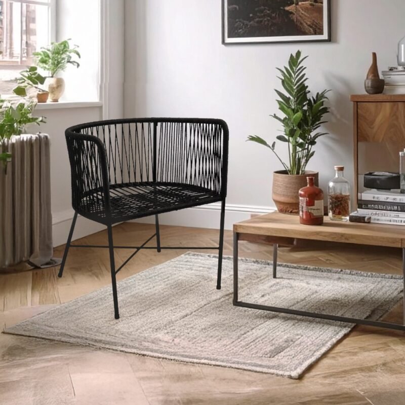 SILLA GERVASONI BASE NEGRA - Negro