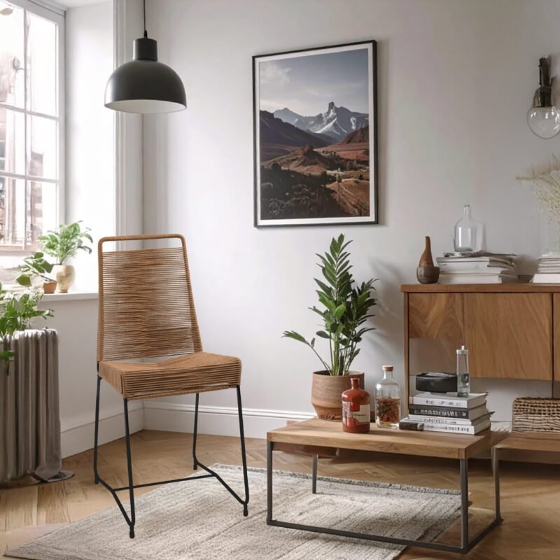 SILLA TULUM MAX BASE NEGRA - Beige