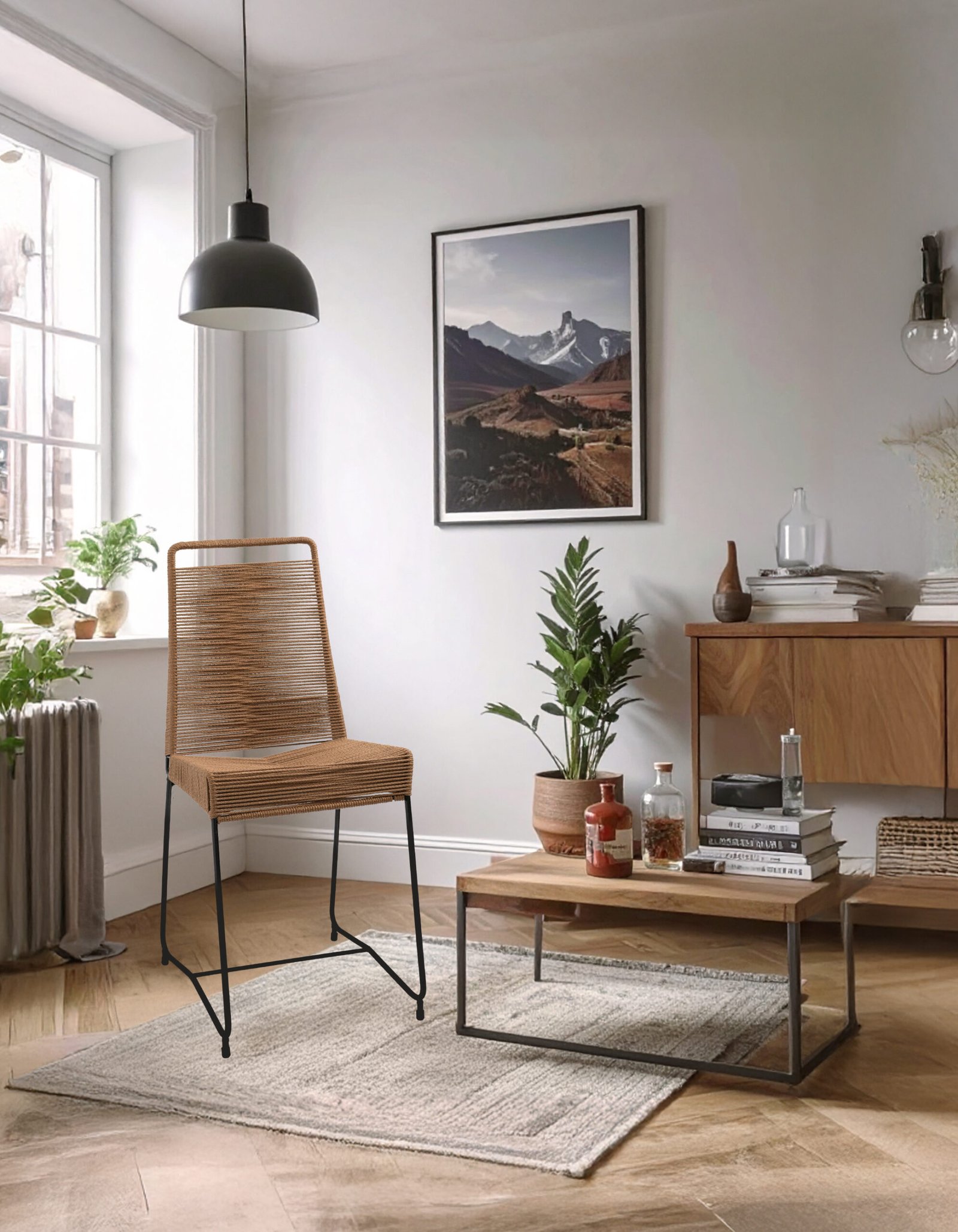 SILLA TULUM MAX BASE NEGRA - Beige