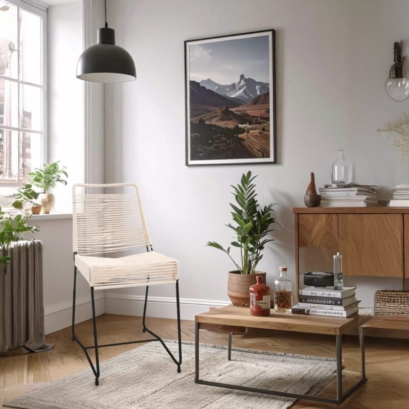 SILLA TULUM BASE NEGRA