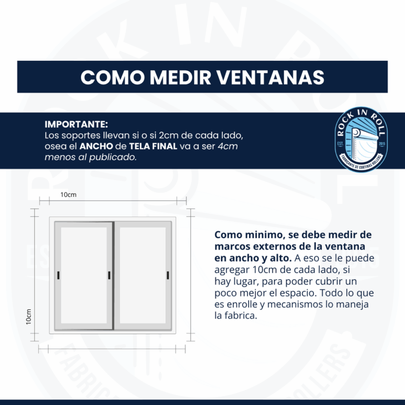 Cortina Roller Blackout 100% 150x165 - Imagen 8