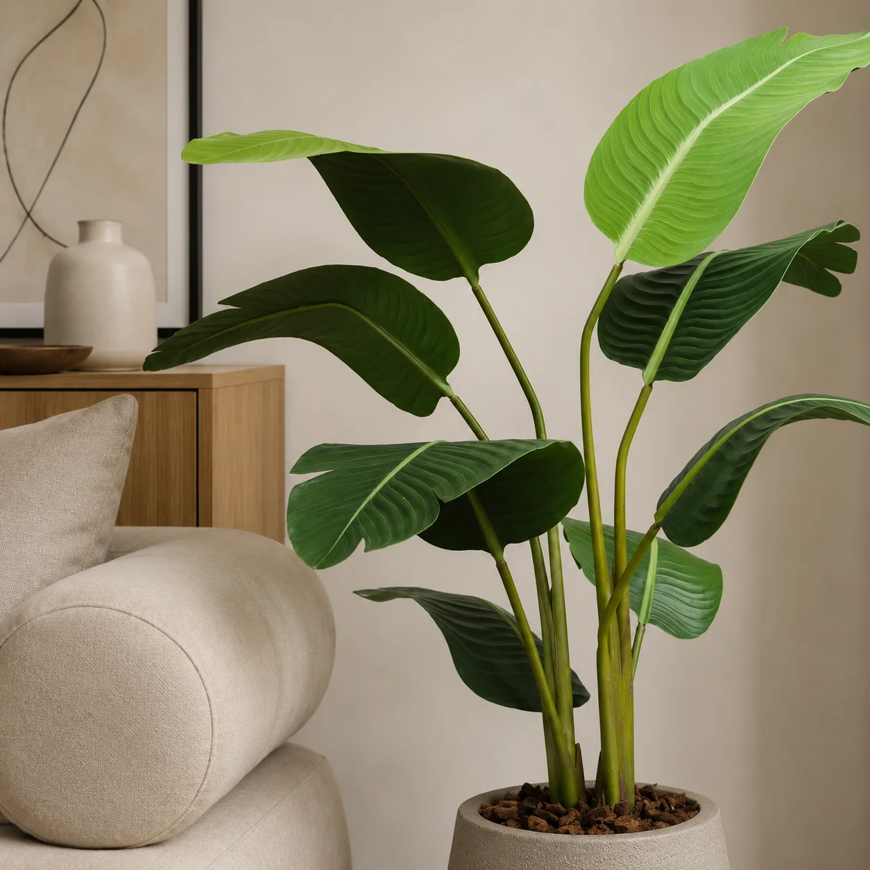 Planta Decorativa Ave de Paraíso de 1.60m