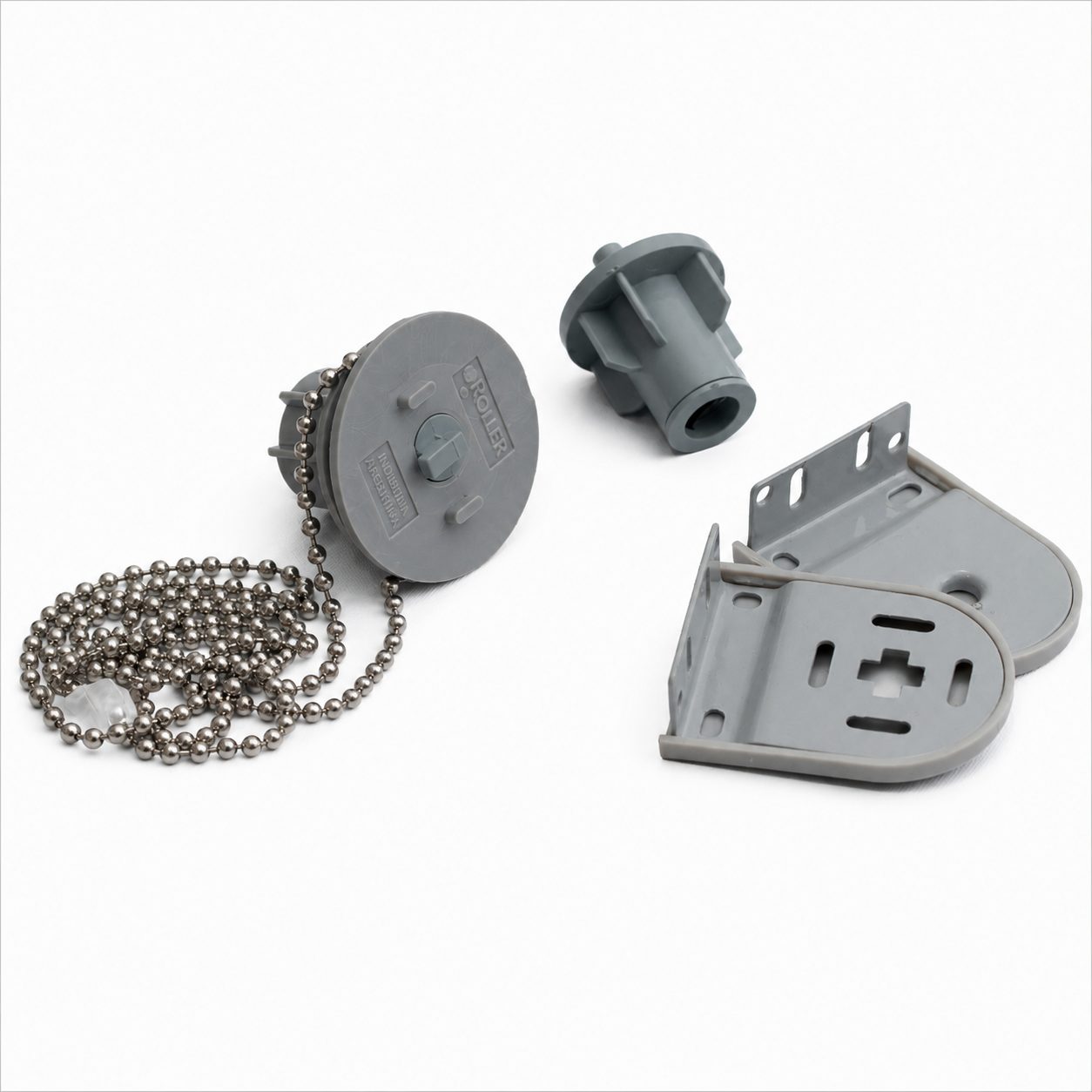 Sistema para Cortina Roller de 38 MM - Gris, Metálica