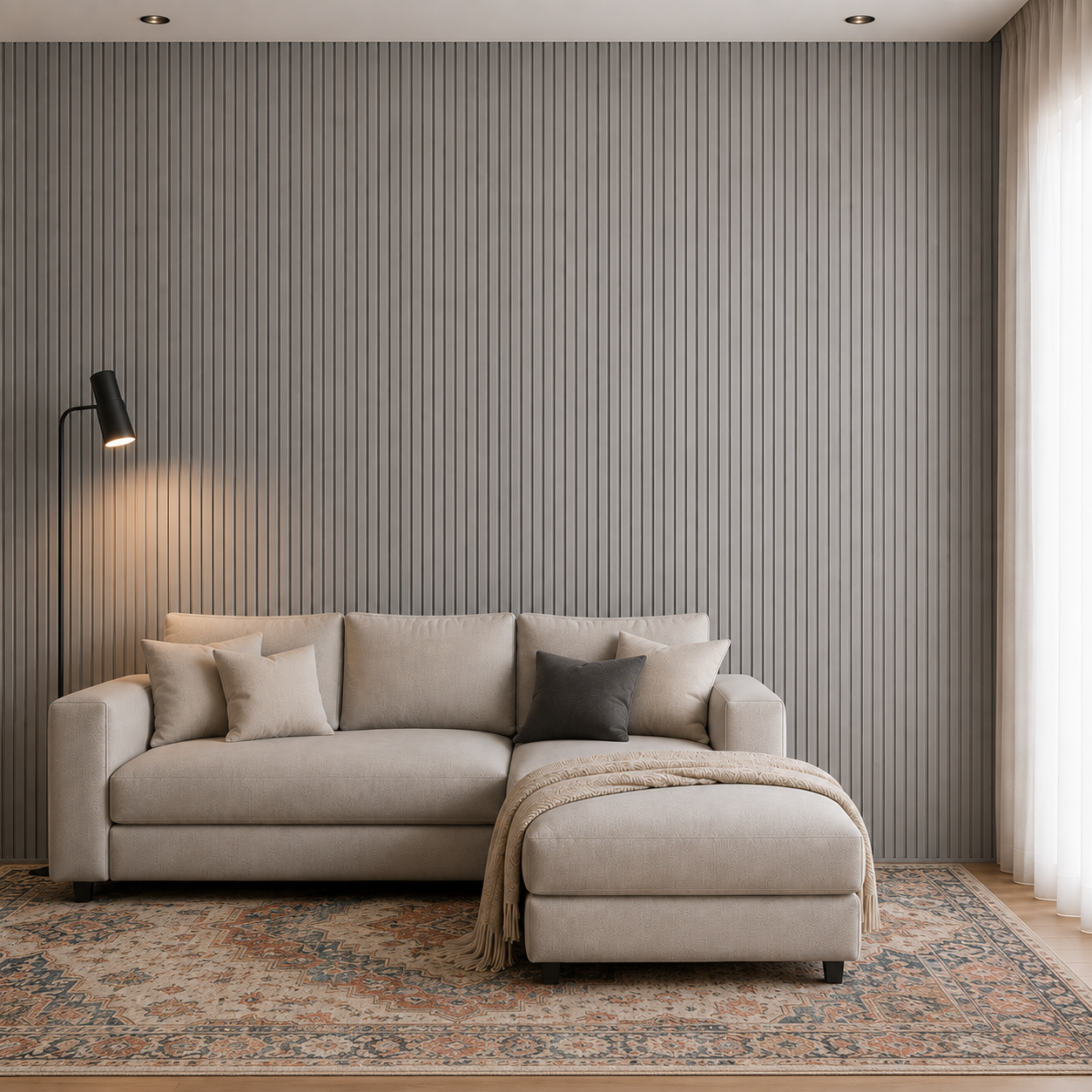 Wall Panel WPC Interior GRIS