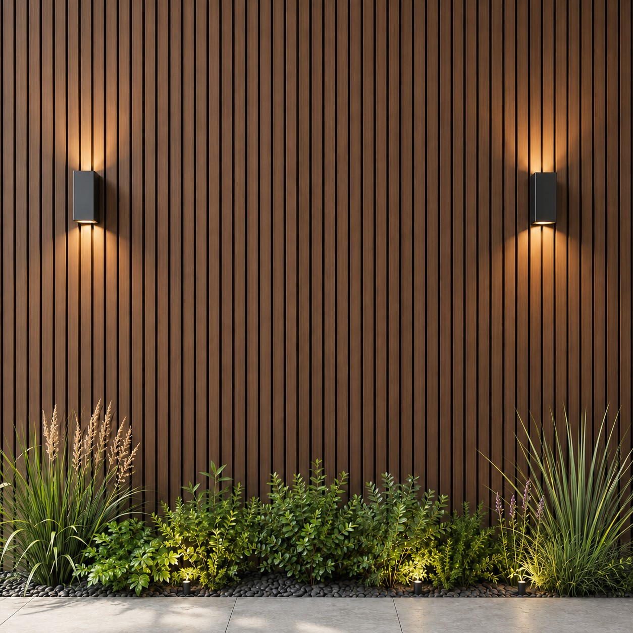 Wall Cladding WPC Exterior MARRÓN OSCURO